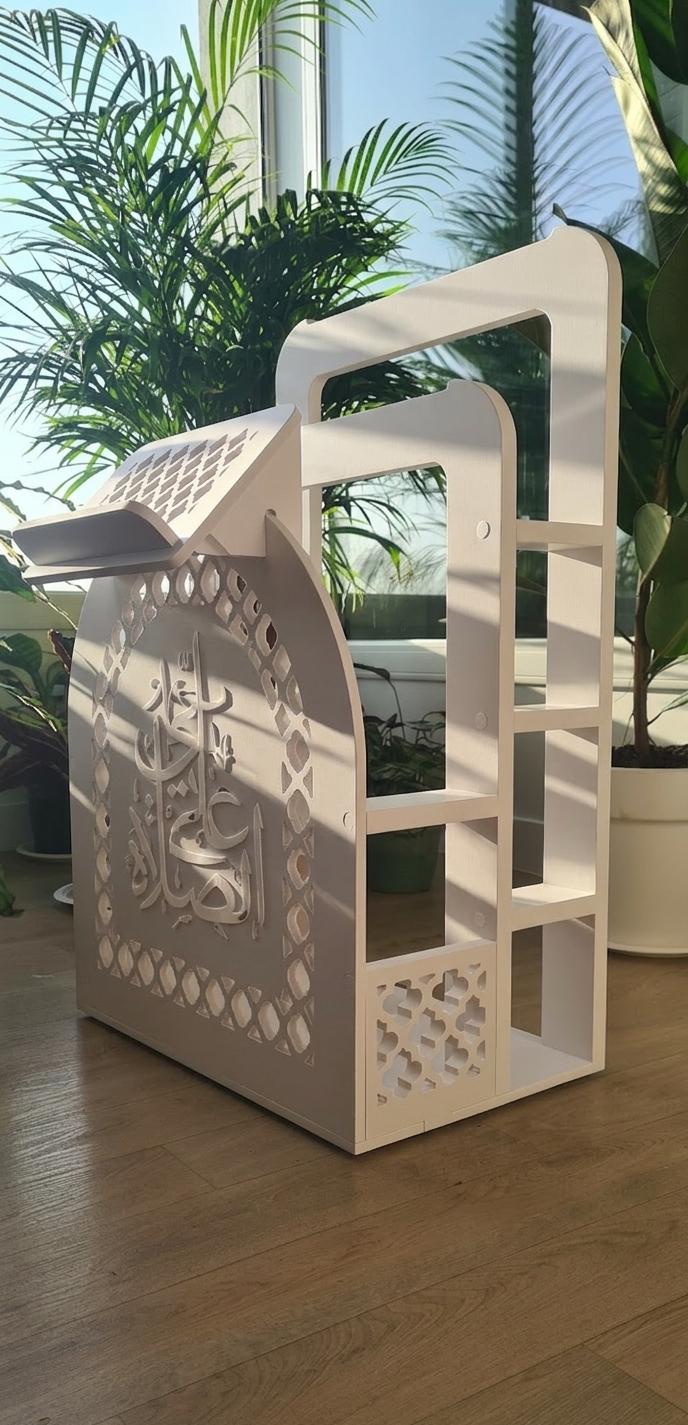 Grand Support de tapis Prière et Coran