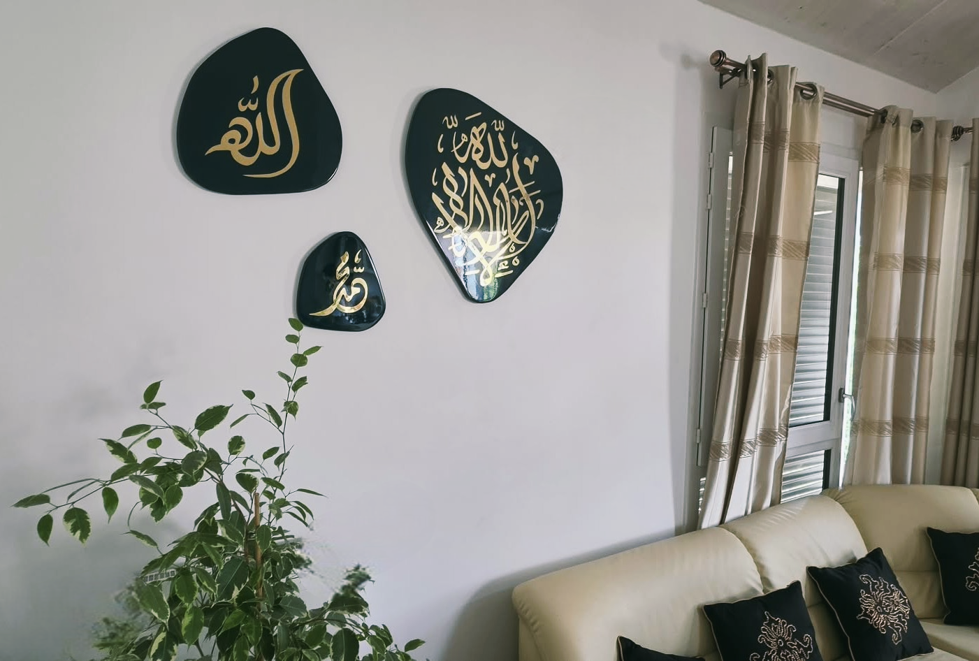Magnifique décoration murale en résine