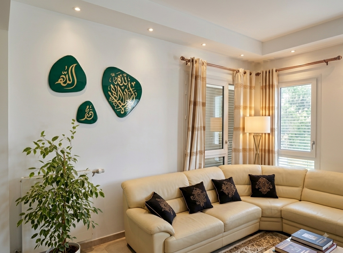Magnifique décoration murale en résine