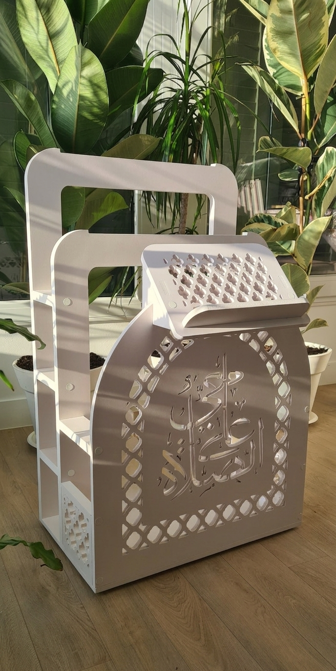 Grand Support de tapis Prière et Coran