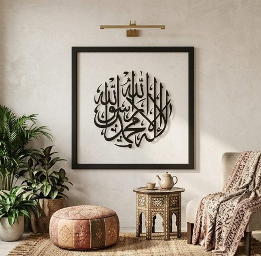 Tableau Chahada transparent