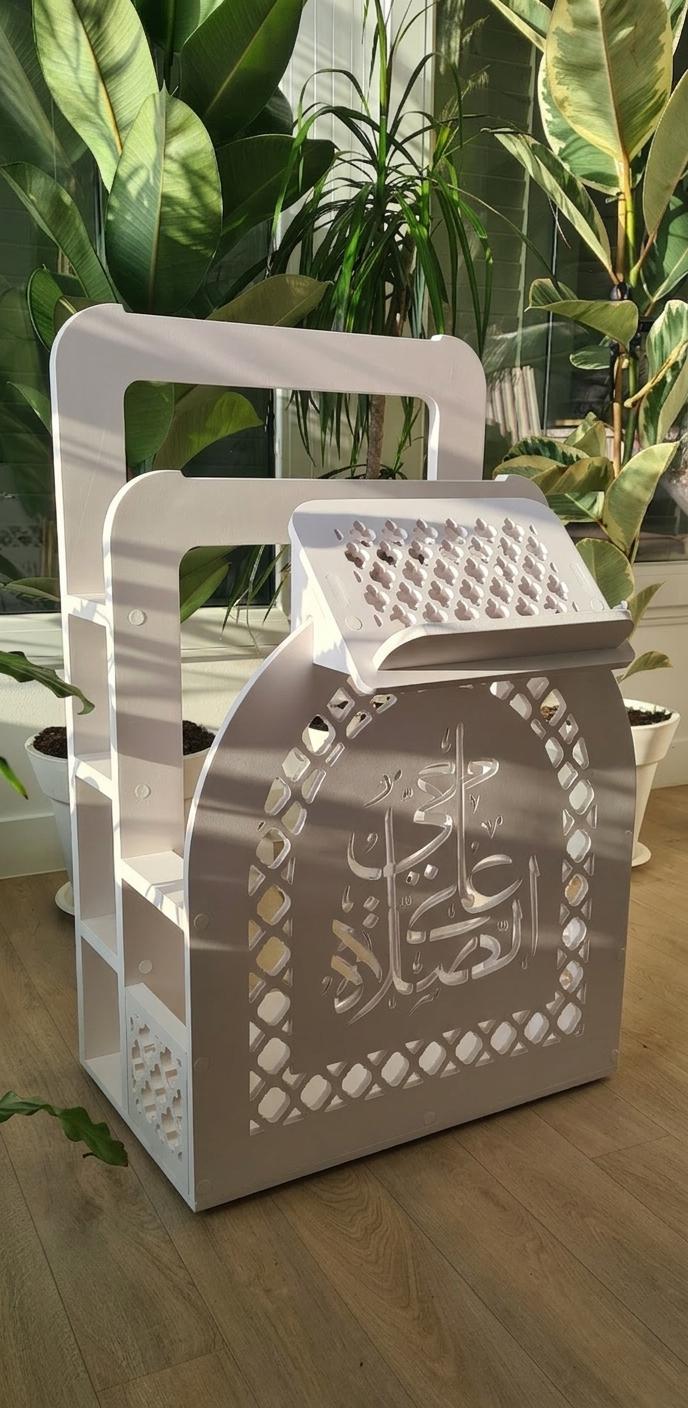 Grand Support de tapis Prière et Coran