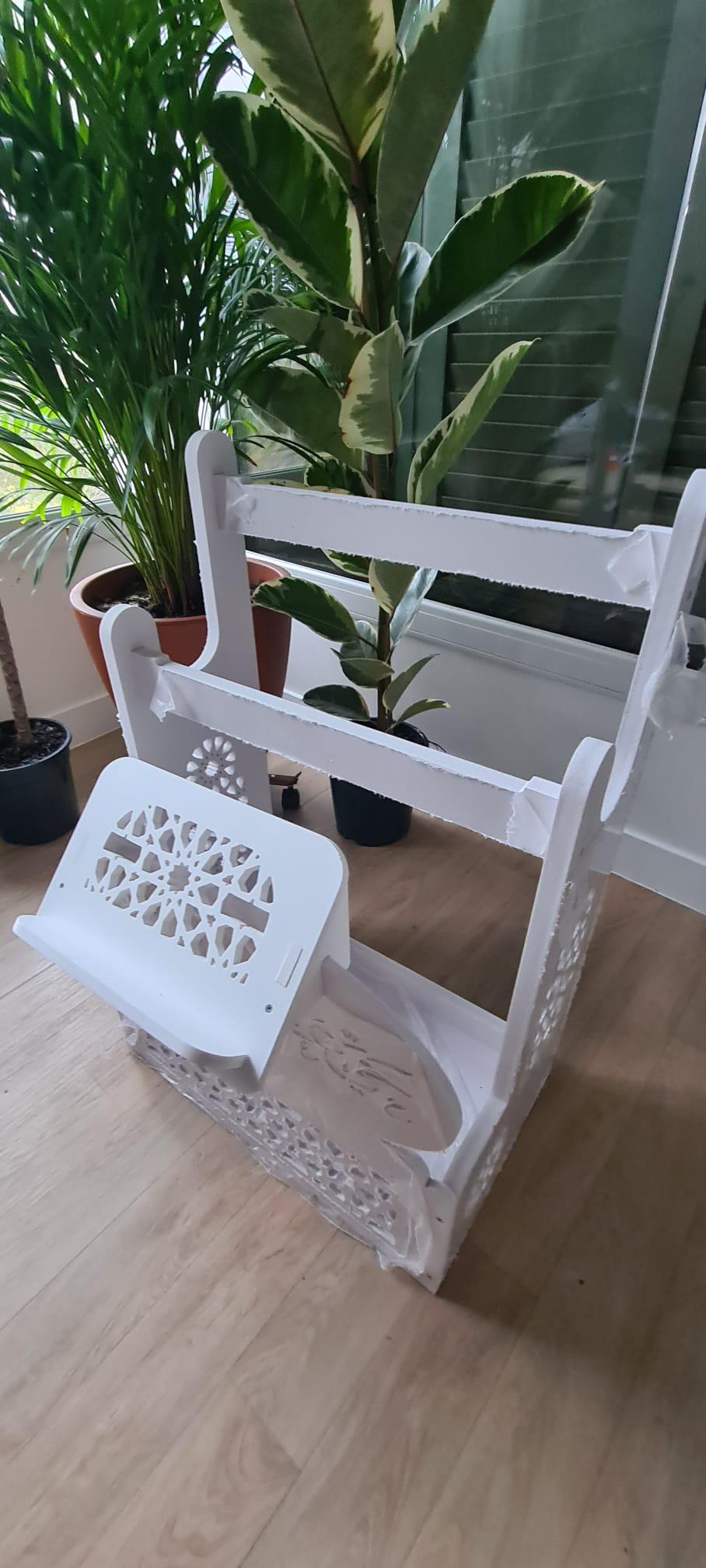 Support Ergonomique pour Tapis avec Porte-Coran