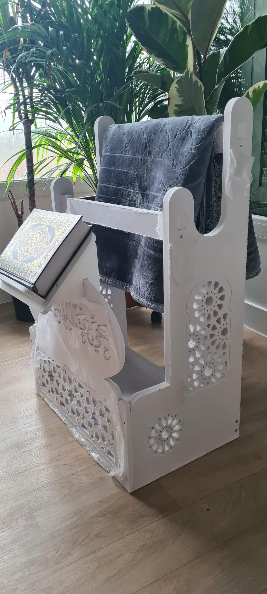 Support Ergonomique pour Tapis avec Porte-Coran